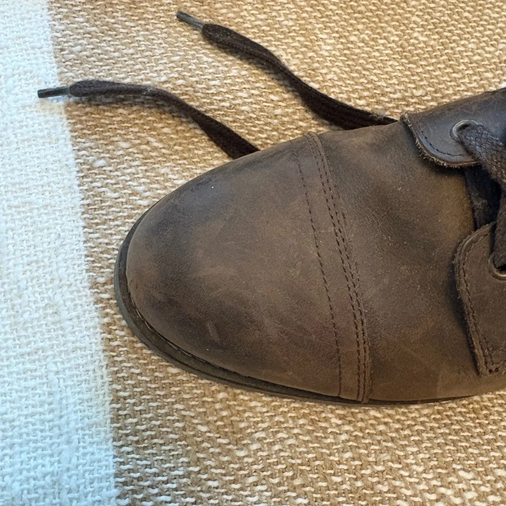 Rhodes Men's Brown Leather Lace-Up Boots